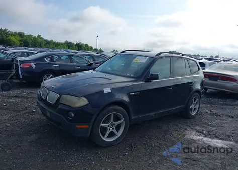 2007 BMW X3 3.0Si z USA, uszkodzony, nr VIN WBXPC93457WF28154